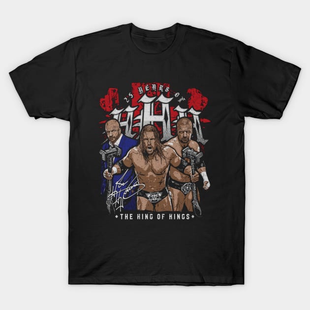 Triple H 25 years T-Shirt by MunMun_Design